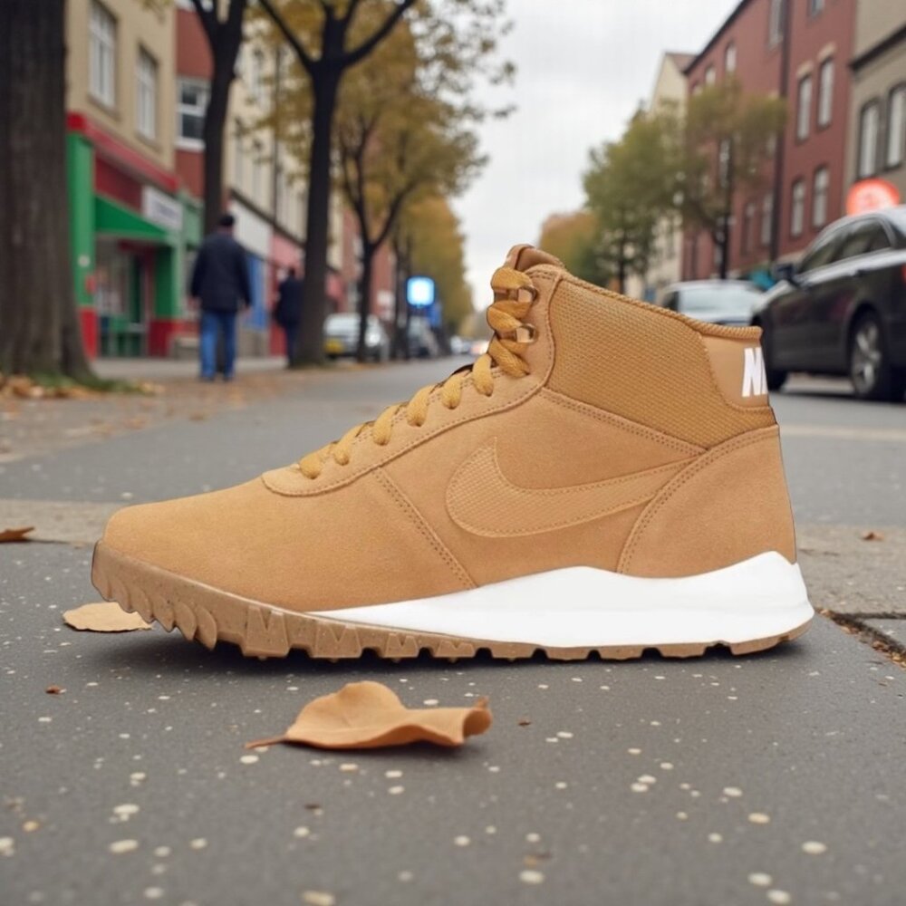 Nike Hoodland Suede 'Haystack' Mens Sneaker Boots 654888 727 (NEW)